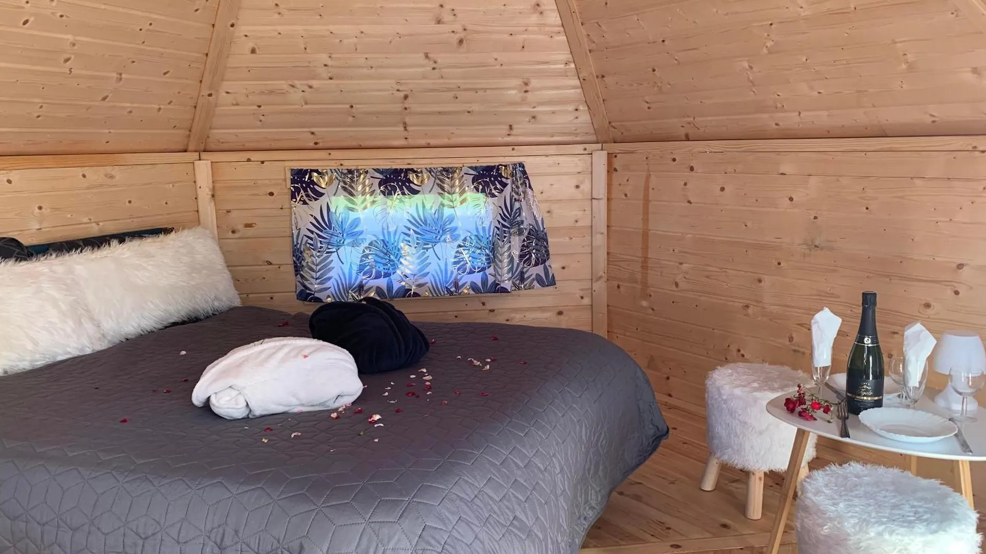 Lüks kamp alanı Cabane Feerique Bégard
